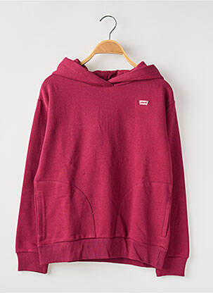 Sweat-shirt à capuche rose LEVIS pour fille
