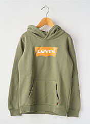 Sweat-shirt à capuche vert LEVIS pour garçon seconde vue