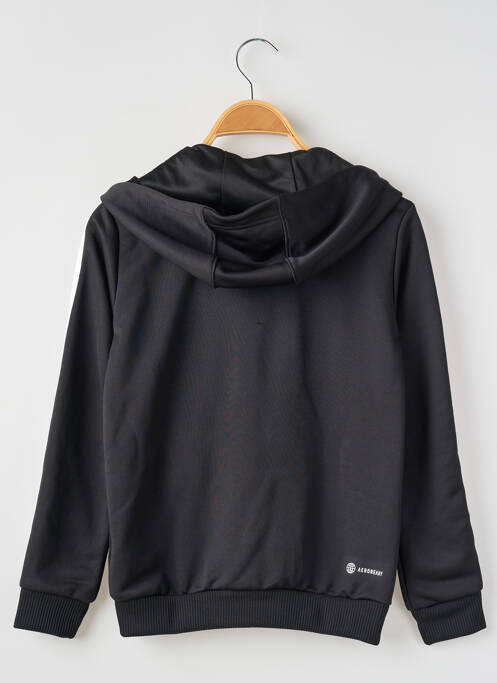 Veste casual poches noir ADIDAS garcon
