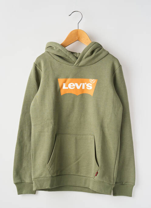 Sweat-shirt à capuche vert LEVIS pour garçon