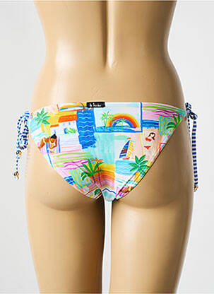 Bas de maillot de bain imprimé fantaisie bikini bleu BIKINI BAR femme