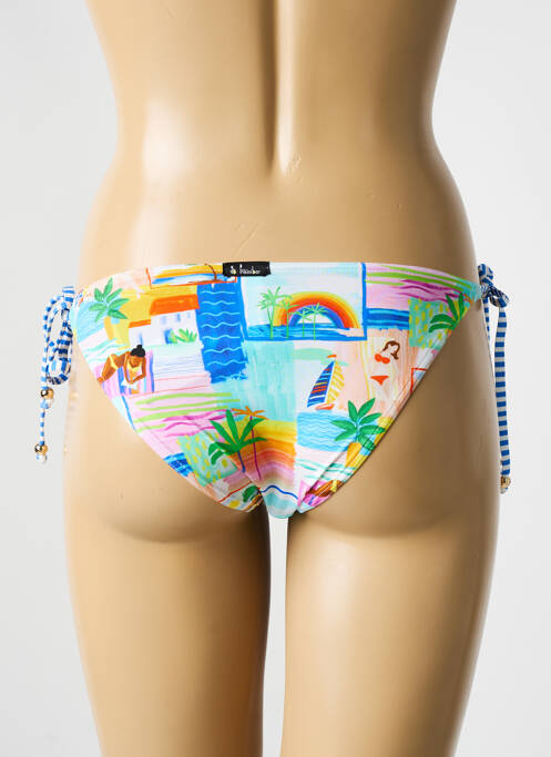 Bas de maillot de bain imprimé fantaisie bikini bleu BIKINI BAR femme