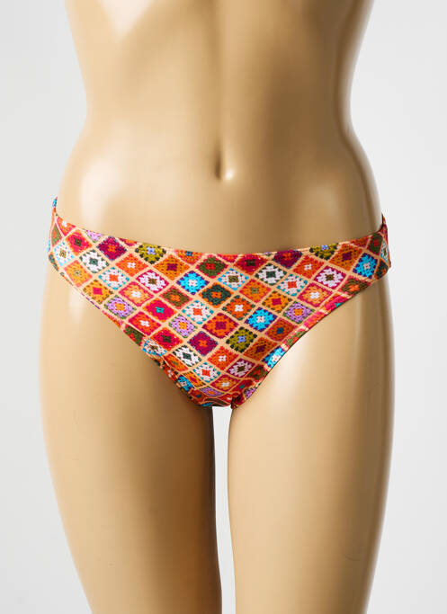 Bas de maillot de bain orange BIKINI BAR pour femme