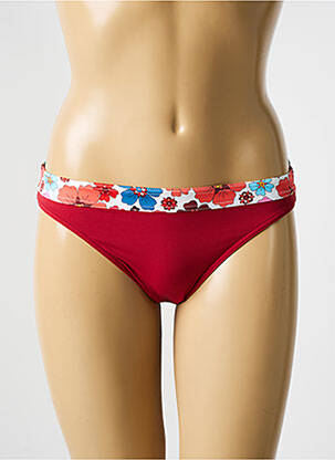 Bas de maillot de bain imprimé fleurs culotte orange BIKINI BAR femme