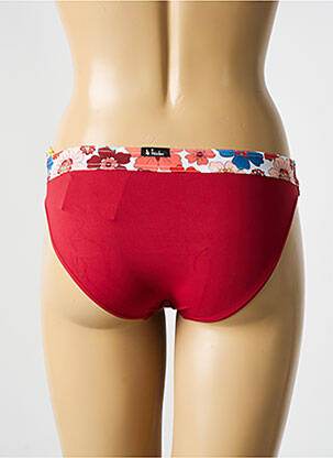 Bas de maillot de bain imprimé fleurs culotte orange BIKINI BAR femme