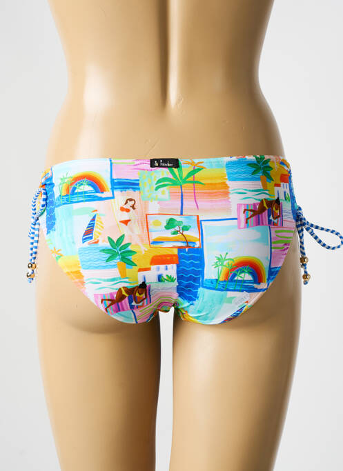 Bas de maillot de bain imprimé tie and dye culotte bleu BIKINI BAR femme