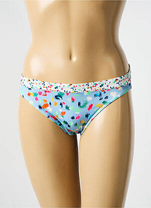 Bas de maillot de bain imprimé fantaisie culotte bleu BIKINI BAR femme