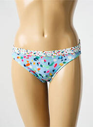Bas de maillot de bain imprimé fantaisie culotte bleu BIKINI BAR femme