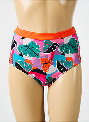 Bas de maillot de bain imprimé tie and dye culotte orange BIKINI BAR femme