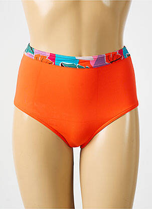 Bas de maillot de bain stretch culotte orange BIKINI BAR femme