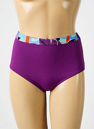 Bas de maillot de bain stretch culotte violet BIKINI BAR femme