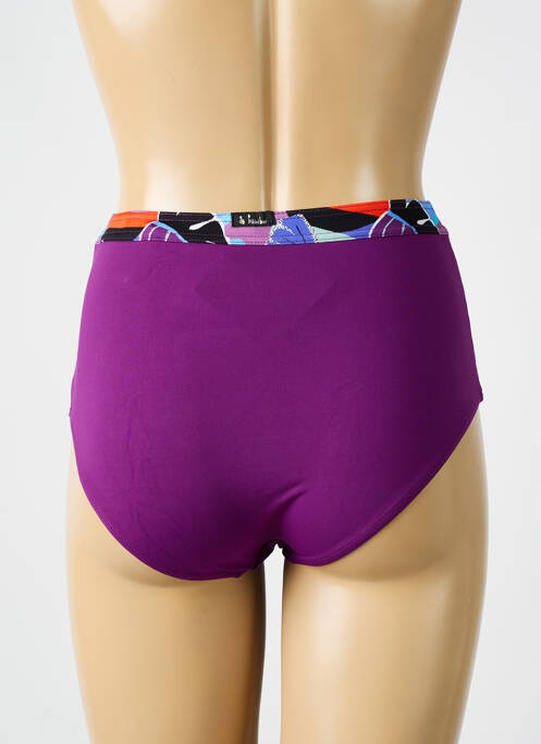 Bas de maillot de bain stretch culotte violet BIKINI BAR femme