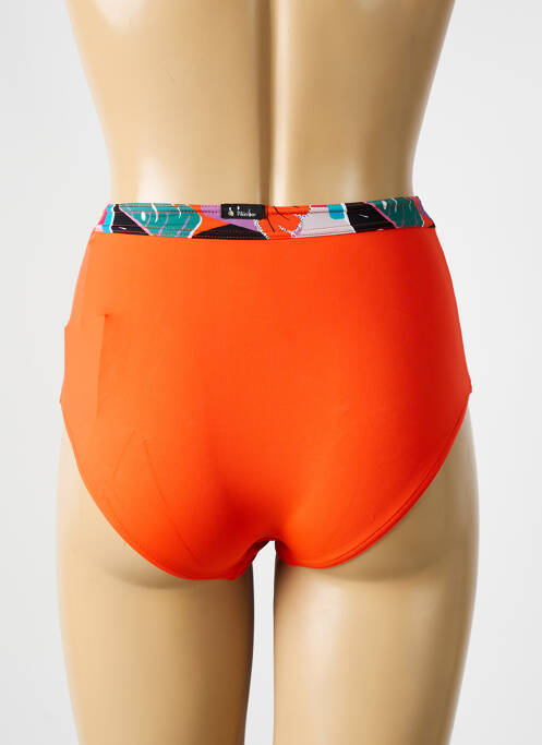 Bas de maillot de bain orange BIKINI BAR femme