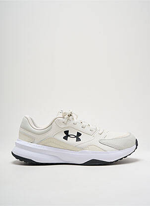 Baskets beige UNDER ARMOUR pour homme