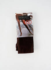 Collants marron LE BOURGET pour femme seconde vue