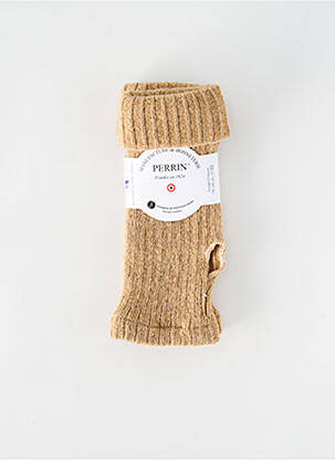 Mitaines beige PERRIN pour femme