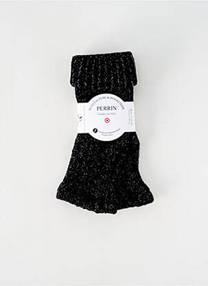 Mitaines noir PERRIN pour femme