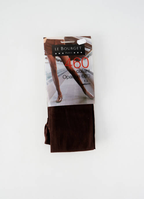 Collants marron LE BOURGET pour femme