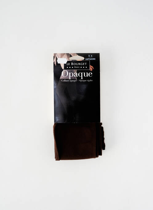 Collants marron LE BOURGET pour femme
