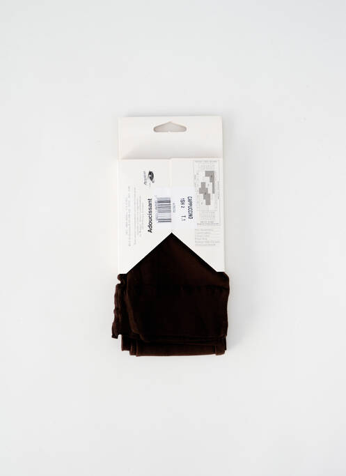 Collants marron LE BOURGET pour femme