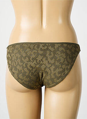 Bas de maillot de bain stretch culotte vert BIKINI BAR femme