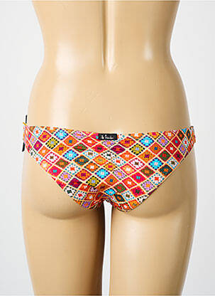 Bas de maillot de bain imprimé fantaisie culotte orange BIKINI BAR femme