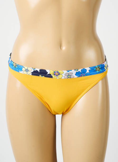 Bas de maillot de bain jaune BIKINI BAR pour femme
