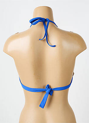 Haut de maillot de bain stretch haut triangles bleu IODUS femme