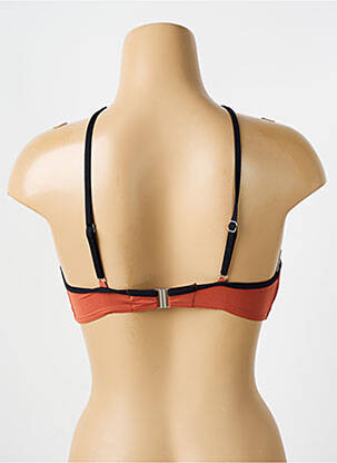 Haut de maillot de bain stretch brassieres orange IODUS femme