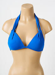 Haut de maillot de bain bleu IODUS pour femme seconde vue