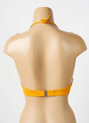 Haut de maillot de bain jaune IODUS pour femme seconde vue