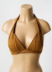 Haut de maillot de bain marron IODUS pour femme seconde vue
