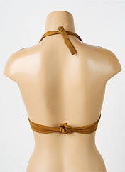 Haut de maillot de bain marron IODUS pour femme seconde vue