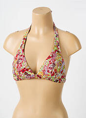 Haut de maillot de bain rouge IODUS pour femme seconde vue