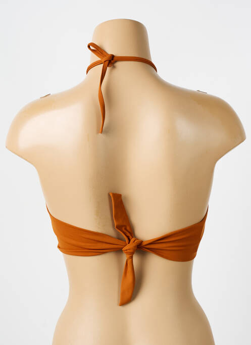 Haut de maillot de bain orange IODUS pour femme