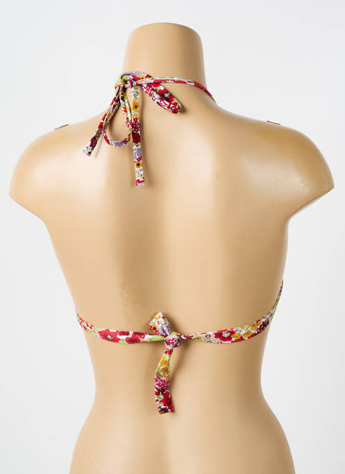 Haut de maillot de bain rouge IODUS pour femme