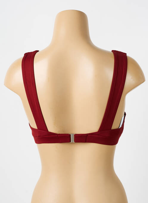 Haut de maillot de bain rouge IODUS pour femme