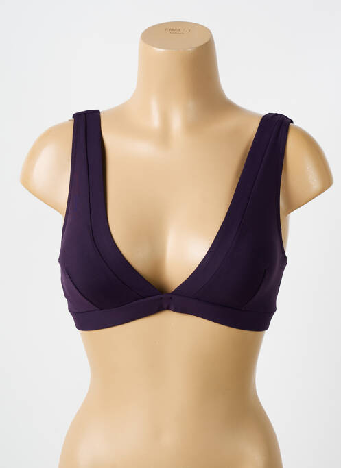 Haut de maillot de bain violet IODUS pour femme