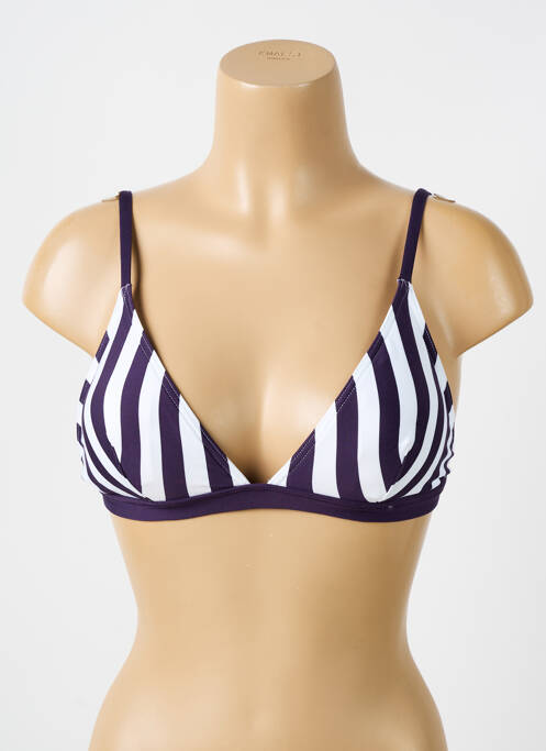Haut de maillot de bain violet IODUS pour femme