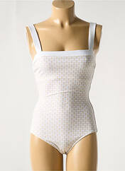 Maillot de bain 1 pièce blanc IODUS pour femme seconde vue