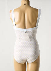 Maillot de bain 1 pièce blanc IODUS pour femme seconde vue
