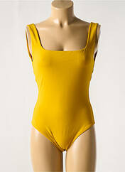 Maillot de bain 1 pièce jaune IODUS pour femme seconde vue