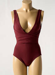 Maillot de bain 1 pièce rouge IODUS pour femme seconde vue