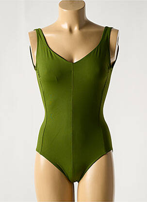 Maillot de bain 1 pièce haut soutien-gorge emboitant haut soutien-gorge emboitant vert fonce IODUS femme