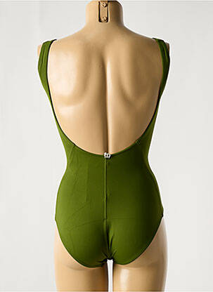Maillot de bain 1 pièce haut soutien-gorge emboitant haut soutien-gorge emboitant vert fonce IODUS femme