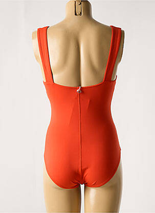 Maillot de bain 1 pièce haut soutien-gorge emboitant haut soutien-gorge emboitant orange IODUS femme