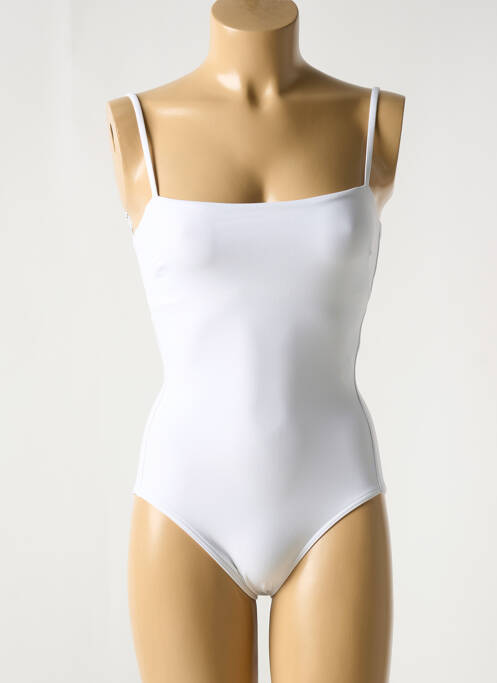 Maillot de bain 1 pièce blanc IODUS pour femme