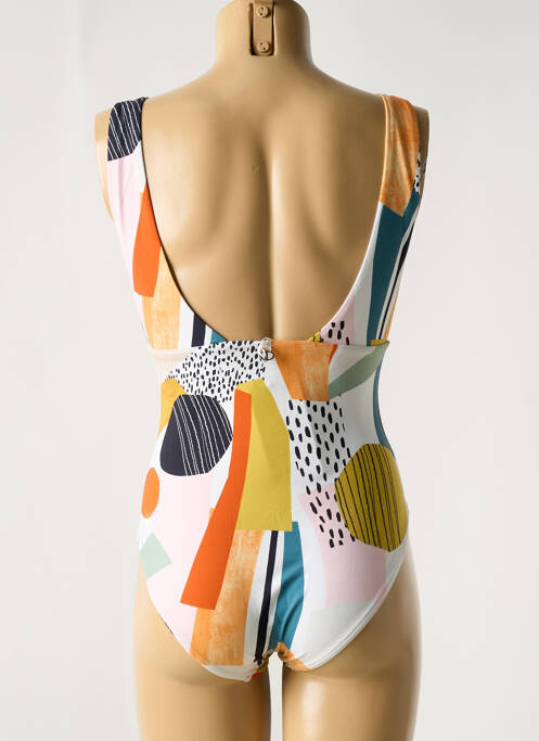 Maillot de bain 1 pièce blanc IODUS pour femme