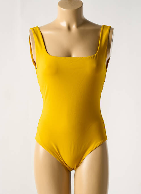 Maillot de bain 1 pièce jaune IODUS pour femme