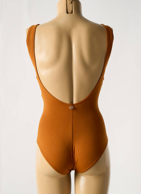 Maillot de bain 1 pièce jaune IODUS pour femme